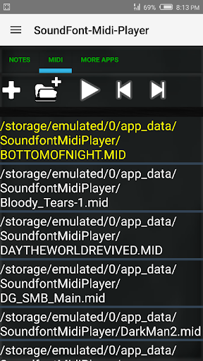 SoundFont-MidiPlayer-Piano (Low Latency USB) - عکس برنامه موبایلی اندروید
