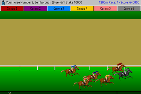 Flat Race Horse Racing - Gameplay image of android game