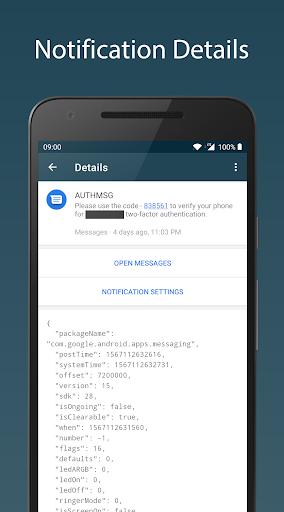 Notification Log - عکس برنامه موبایلی اندروید