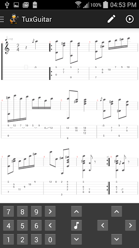 TuxGuitar - Image screenshot of android app