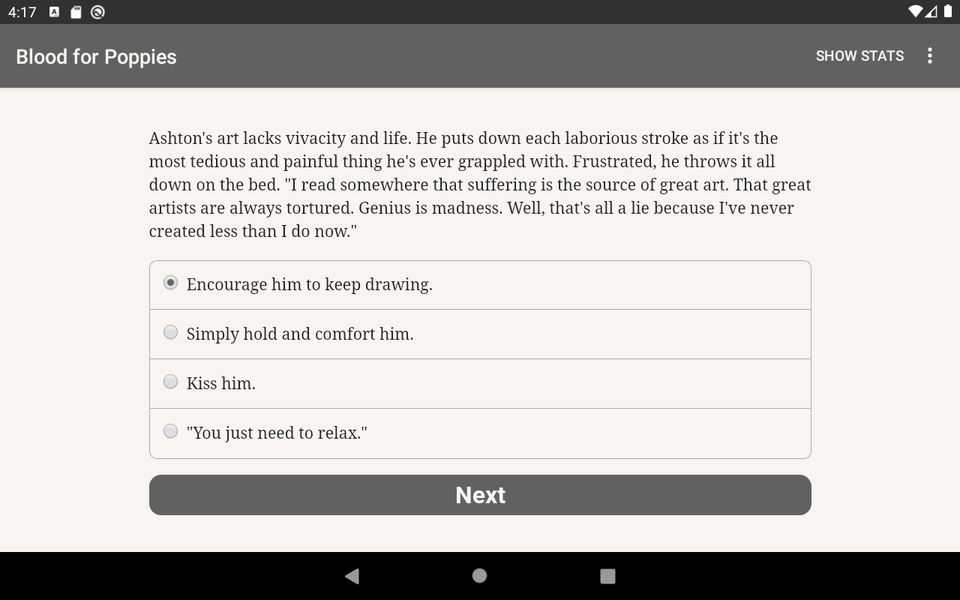 Blood for Poppies - Image screenshot of android app