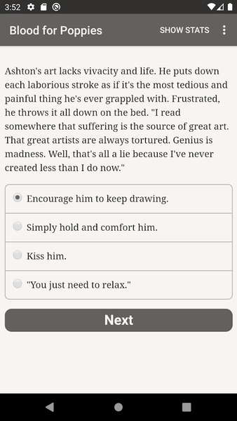 Blood for Poppies - Image screenshot of android app