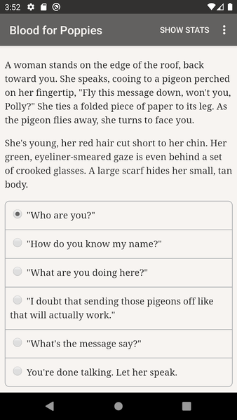 Blood for Poppies - Image screenshot of android app