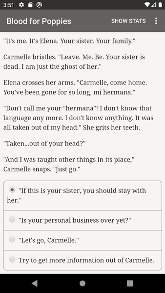 Blood for Poppies - Image screenshot of android app