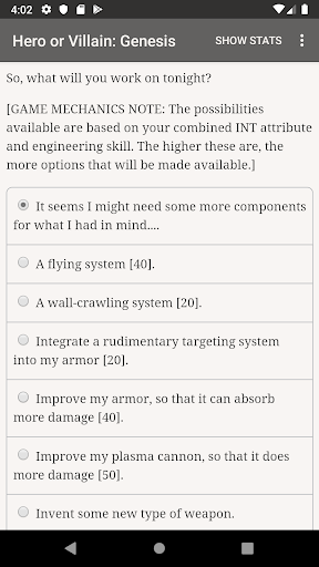 Hero or Villain: Genesis - Gameplay image of android game