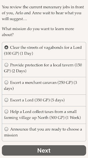 Life of a Mercenary - Gameplay image of android game