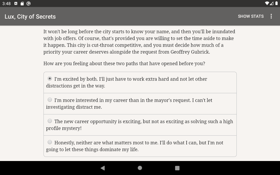 Lux, City of Secrets - عکس برنامه موبایلی اندروید