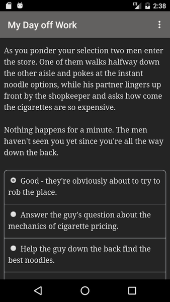 My Day off Work - Gameplay image of android game
