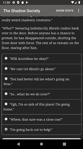 The Shadow Society - Gameplay image of android game