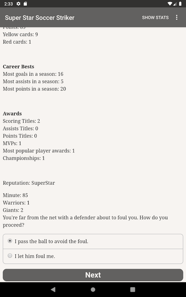 Super Star Soccer Striker - Image screenshot of android app