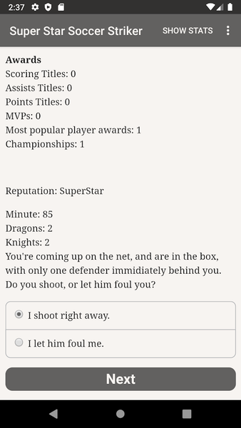 Super Star Soccer Striker - Image screenshot of android app