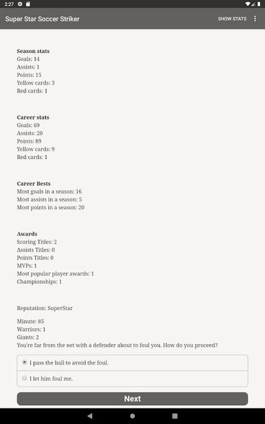 Super Star Soccer Striker - Image screenshot of android app