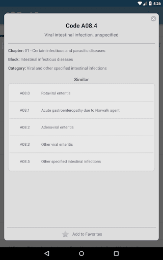 ICD-۱۰: Codes of Diseases - عکس برنامه موبایلی اندروید
