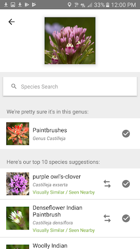 iNaturalist - Image screenshot of android app