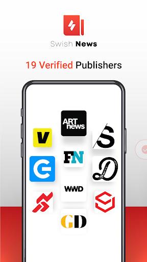 Swish News - US Sports, Business, Politics, Tech - Image screenshot of android app