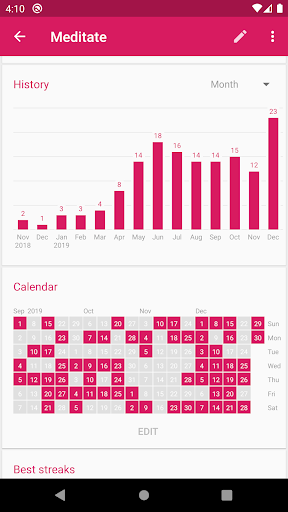 Loop Habit Tracker - ردیاب عادت لوپ - عکس برنامه موبایلی اندروید