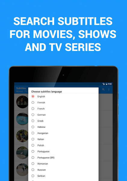 Subtitles - Movies & TV Series - عکس برنامه موبایلی اندروید