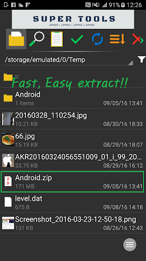 ۷Zipper - File Explorer (zip, - عکس برنامه موبایلی اندروید