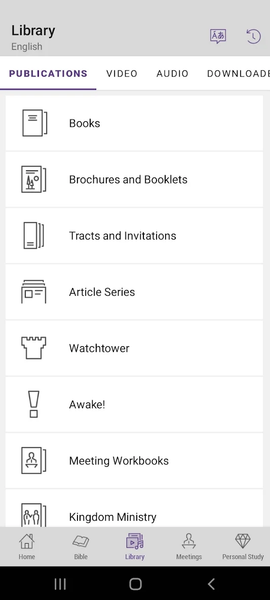 JW Library - عکس برنامه موبایلی اندروید