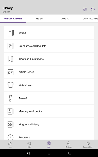 JW Library - عکس برنامه موبایلی اندروید