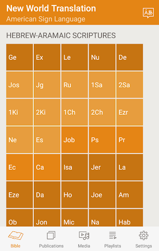 JW Library Sign Language - عکس برنامه موبایلی اندروید