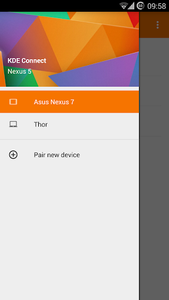 KDE Connect - عکس برنامه موبایلی اندروید