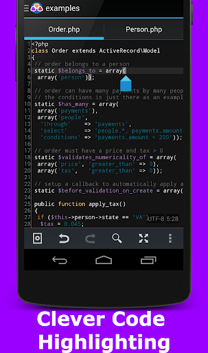 AWD - PHP/HTML/CSS/JS IDE - Image screenshot of android app