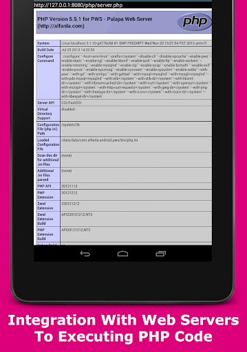 AWD - PHP/HTML/CSS/JS IDE - عکس برنامه موبایلی اندروید