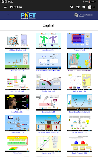 Chemistry & Physics simulation - Image screenshot of android app