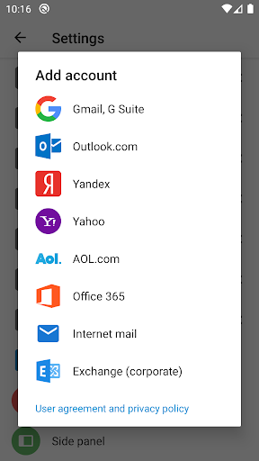 Sugar Mail email app - عکس برنامه موبایلی اندروید