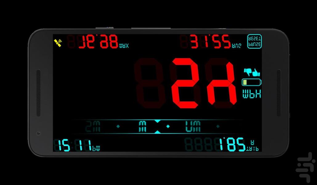 HUD Speedometer(Full) - Image screenshot of android app