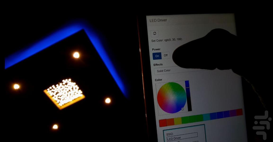 Wifi RGB Controller ver2 - Image screenshot of android app