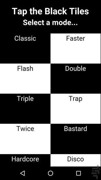 Tap the black tiles - Gameplay image of android game
