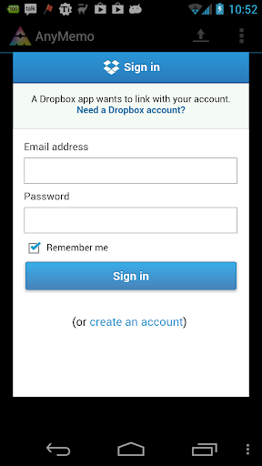 AnyMemo: Flash Card Study - Image screenshot of android app