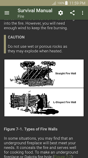 Offline Survival Manual - Image screenshot of android app