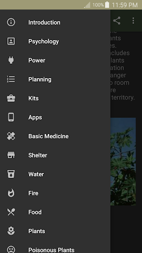 Offline Survival Manual - Image screenshot of android app