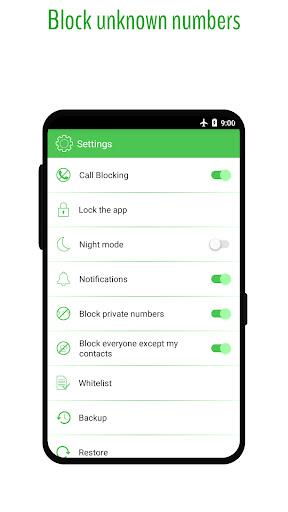 Phone Call Blocker - Blacklist - عکس برنامه موبایلی اندروید