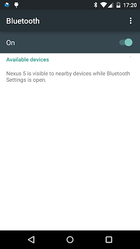 Bluetooth settings shortcut - Image screenshot of android app