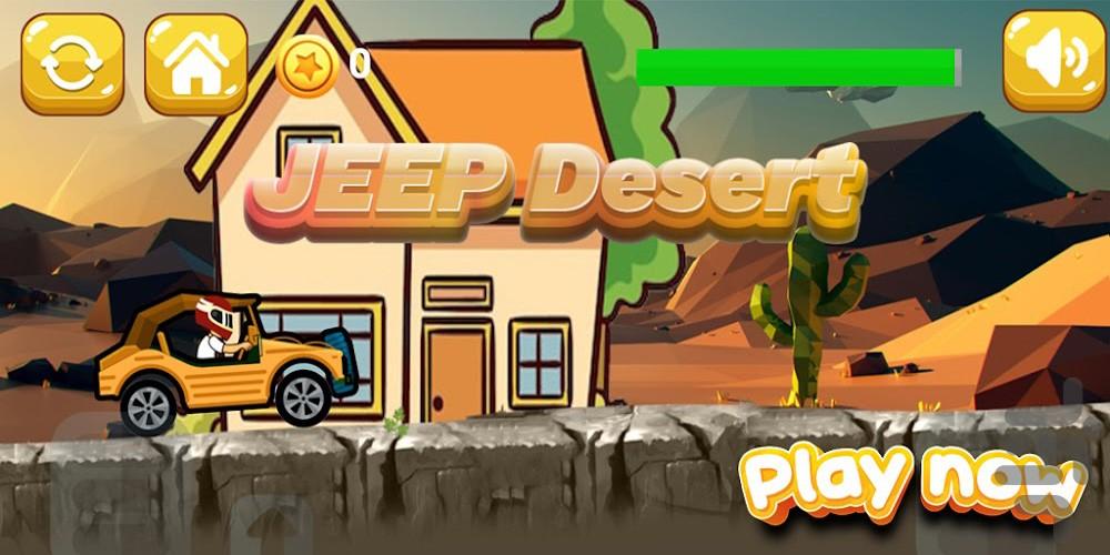 Jeep Desert - Car Games - Gameplay image of android game