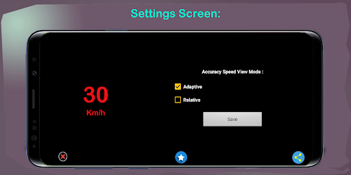 Accurate GPS Speedometer - Image screenshot of android app