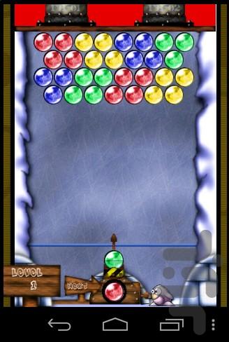 Frozen bubble - Gameplay image of android game