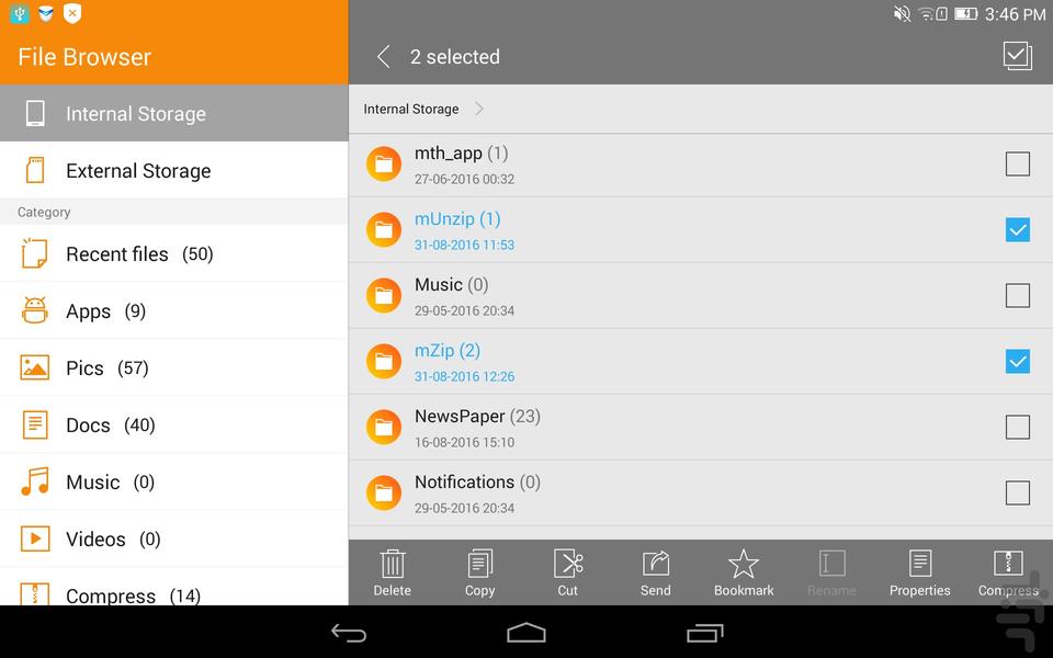 mZip - Image screenshot of android app