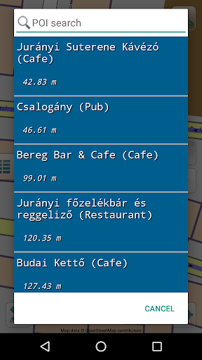 Map of Budapest offline - Image screenshot of android app