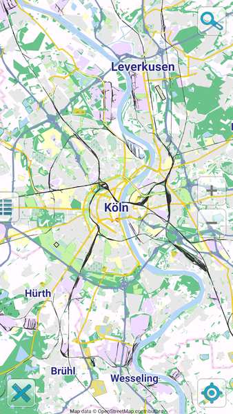 Map of Cologne offline - Image screenshot of android app