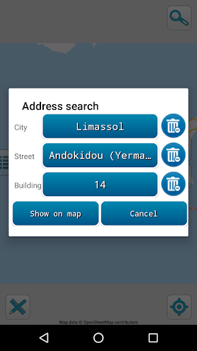 Map of Cyprus offline - Image screenshot of android app