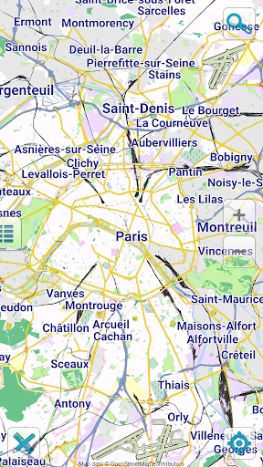 Map of Paris offline - Image screenshot of android app