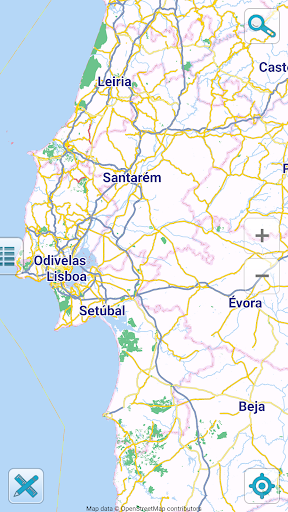 Map of Portugal offline - Image screenshot of android app