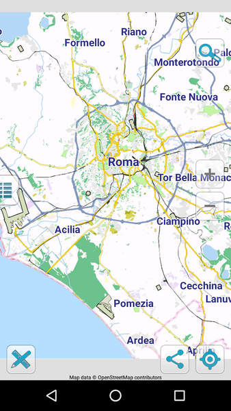 Map of Rome offline - عکس برنامه موبایلی اندروید