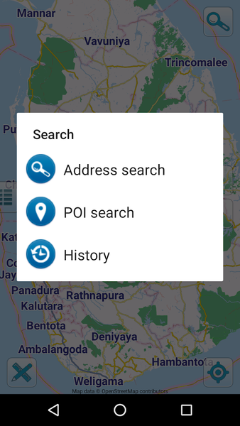 Map of Sri Lanka offline - Image screenshot of android app