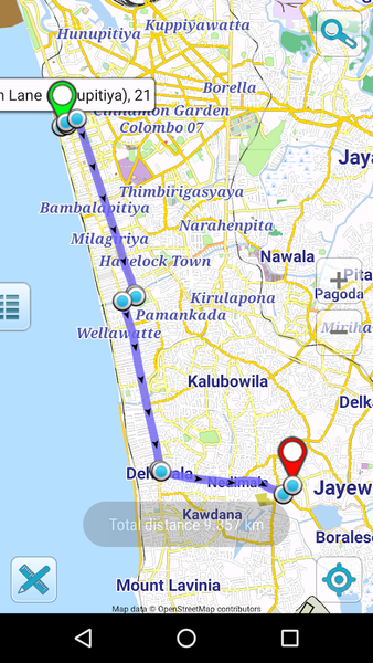 Map of Sri Lanka offline - Image screenshot of android app
